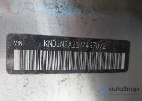 2017 Kia Soul z USA, uszkodzony, nr VIN KNDJN2A21H7497872